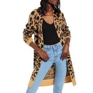 NWT BP Leopard Cardigan